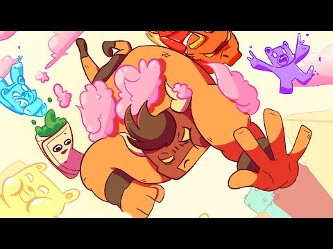 Видео: Я ВЕРНУЛСЯ, ЖЕЛЕЙНЫЕ МИШКИ! ► Burrito Bison Launcha Libre |10|