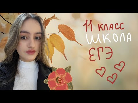 Видео: VLOG | 11 класс, school days & подготовка к ЕГЭ