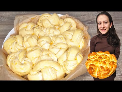 Видео: Сырный хлеб. Легко формировать хлеб шаг за шагом.