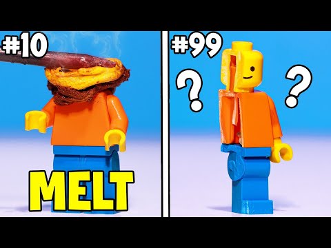 Видео: Еще 100 способов уничтожить минифигурку LEGO