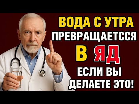 Видео: Никогда не пейте воду утром так! Ошибки, которые вредят сердцу после 60