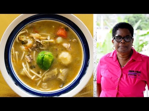 Видео: Рыбный бульон от мисс Шарон из Шарлотвилля, Тринидад и Тобаго | In De Kitchen