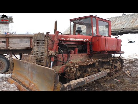 Видео: Челлендж для блогера! Запустить трактор ДТ 75!