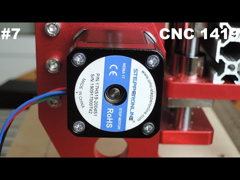 Видео: #7.  CNC 1419 - Заменил шаговики.  Запускаем в космос?