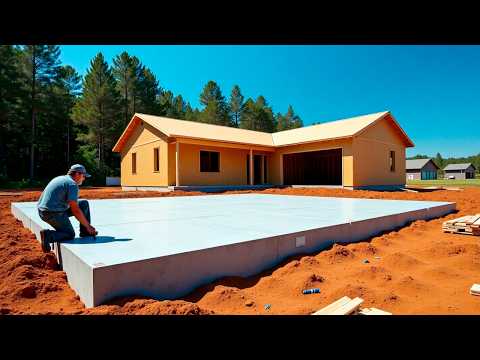 Видео: Дешевый ДОМ за 10 ДНЕЙ - Уникальный дизайн | От начала до конца