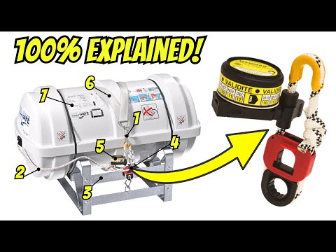 Видео: Спасательный плот и гидростатическое разъединение: что вам нужно знать?