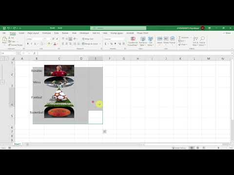 Видео: EXCEL хичээл 10 - Нүдэнд зураг оруулах /Ronaldo & Messi/