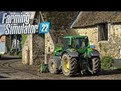 Видео: Моя новая французская ФЕРМА, полная тракторов | Farming Simulator 22