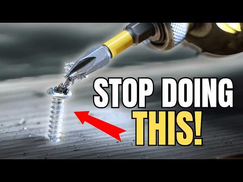 Видео: 7 ошибок новичков при работе с шурупами (и как их ИЗБЕЖАТЬ!)