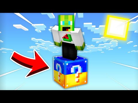 Видео: ЯК ВИЖИТИ НА 1 ЛАКІ БЛОЦІ У МАЙНКРАФТІ? Кавун Minecraft