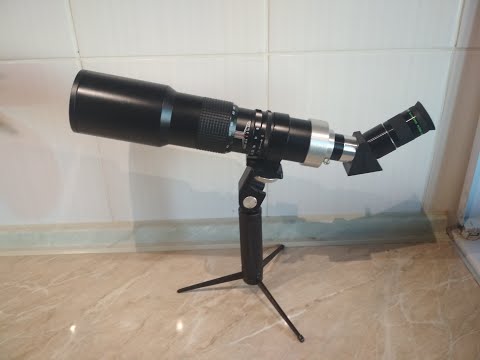 Видео: Как сделать подзорную трубу из фотообъектива. Часть 2.