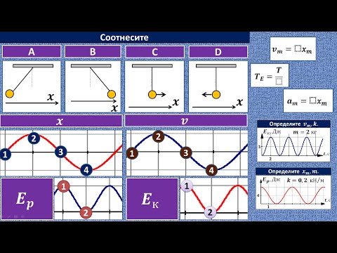 Видео: Тренировочные задания на применение ЗСЭ в колебательном движении #самара #школа #физика