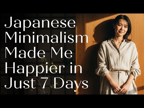 Видео: Японский минимализм сделал меня счастливее всего за 7 дней
