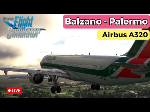 Видео: Чао Airbus - політ Італією ⏪ MSFS 2020 • Bolzano LIPB - Palermo LICJ • Fenix Airbus A320