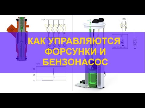 Видео: Принцип управления форсунками, бензонасосом и пример поиска неисправности в проводке