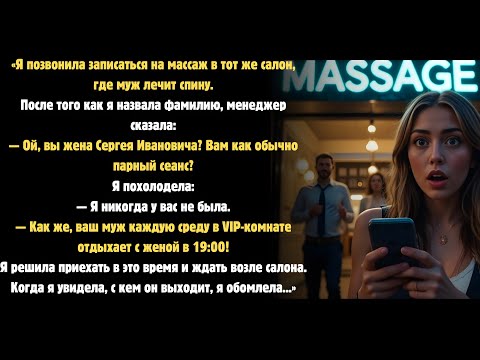 Видео: «Я узнала, с кем на самом деле мой муж ходит в массажный салон…»