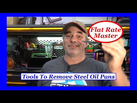 Видео: Инструменты для снятия масляного поддона, герметизированного RTV