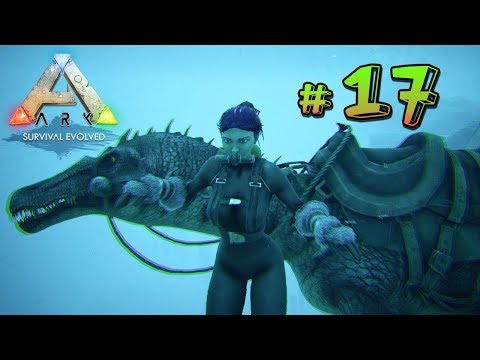 Видео: ARK Survival Evolved на карте Ragnarok -Приручила  Ихтиорниса и Барионикса - (17)