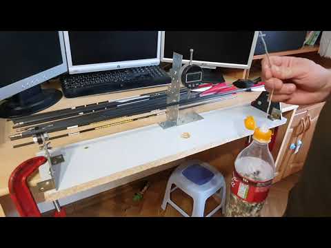 Видео: Прибор для замера спайна (жесткости) стрелы и прямолинейности.