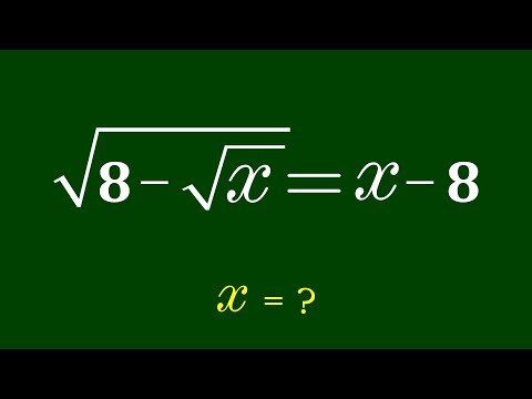 Видео: Германия | Сможете ли вы решить это? | Математическая олимпиада x = ?