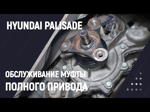 Видео: Обслуживание муфты полного привода 4G500 на автомобиле Hyundai Palisade