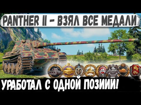 Видео: Panther II ● Все медали с одной позиции! Я такого еще не видел в world of tanks