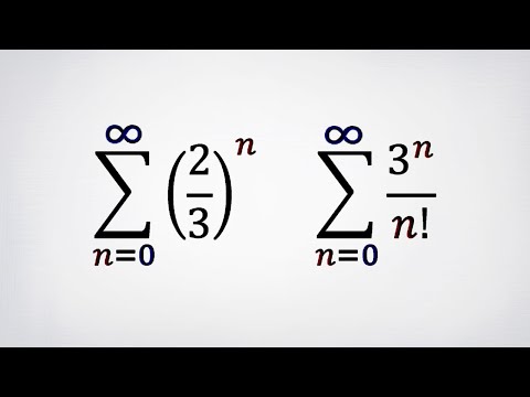 Видео: Ряды (2/3)^n и 3^n/n! Исследование на сходимость по признаку Даламбера.