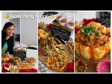 Видео: 5 простых идей для праздничных закусок на Дивали | Идеи вегетарианских праздничных блюд | Вдохнов...