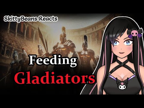 Видео: Дегустация истории открывает нам гладиаторскую еду | #reactionvideo #foodhistory #vtuber #gladiators