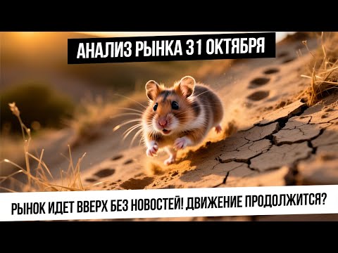 Видео: Анализ рынка 31 октября. Рост рынка на легке без новостей. Рост продолжится? Газпром готов к рывку!