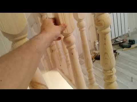 Видео: Установка балюстрады.