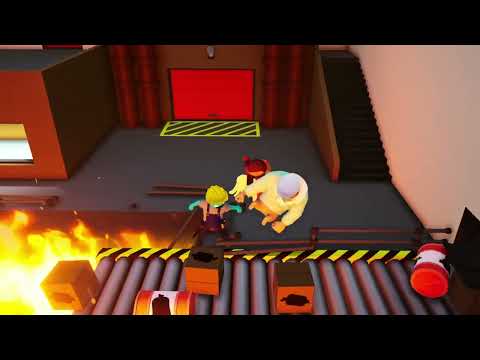 Видео: ИГРАЕМ С НАТАШЕЙ В ИГРУ Gang Beasts