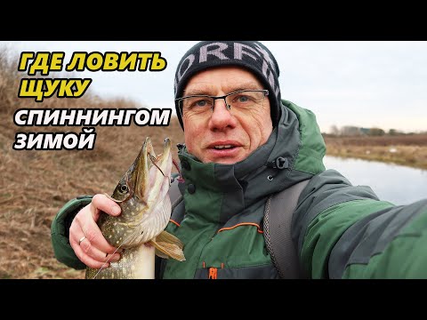 Видео: Где ловить щуку спиннингом зимой