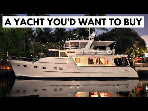 Видео: Готовы к круизу!!🛳️ Тур на яхте Grand Alaskan 60 Liveaboard Fast Trawler стоимостью 749 000 долларов