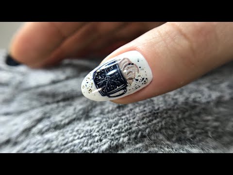 Видео: НОВОГОДНИЙ ДИЗАЙН НОГТЕЙ, укрепление гелем, МАНИКЮР НА КЛИЕНТКЕ, Patrisa Nail