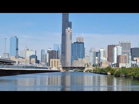Видео: Шикарные Виды города ЧИКАГО с борта Водного Такси- возвращаюсь Домой, а Вокруг Такая Красота 🥰😉👍