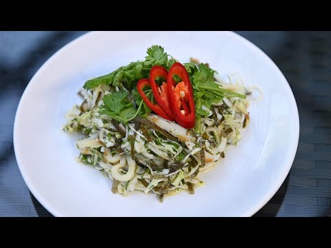 Видео: Суп из сайры и морской капусты. Салат из морской капусты и кальмаров