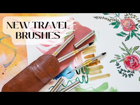 Видео: Дорожный набор кистей Fuumuui — обзор и раскрашивание