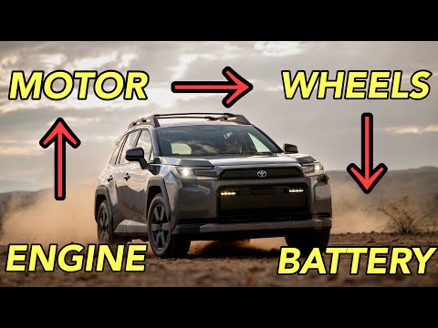 Видео: Как работает гибридная система Toyota! (Простое объяснение)