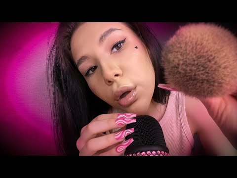 Видео: АСМР| БЫСТРЫЙ И АГРЕССИВНЫЙ МАКИЯЖ￼❤️‍🔥(100% ЗВУКИ РТА💦)| NO TALKING