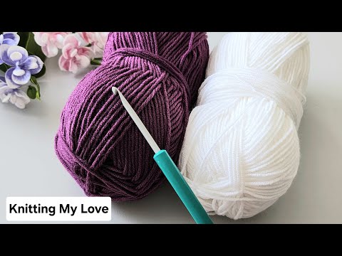 Видео: Посмотрите, как красиво😮 Забудьте все, что вы знали/этот узор для вязания крючком просто супер