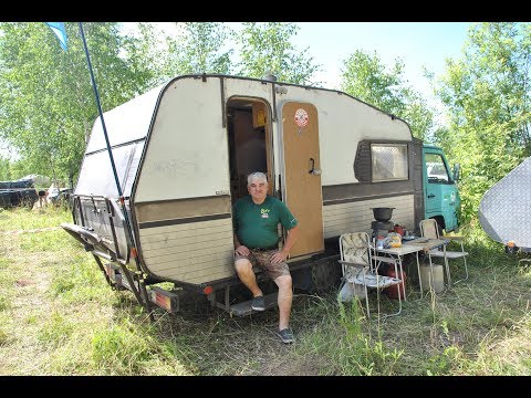 Видео: Если Мерседес скрестить с прицепом дачей, то будет автодом!!