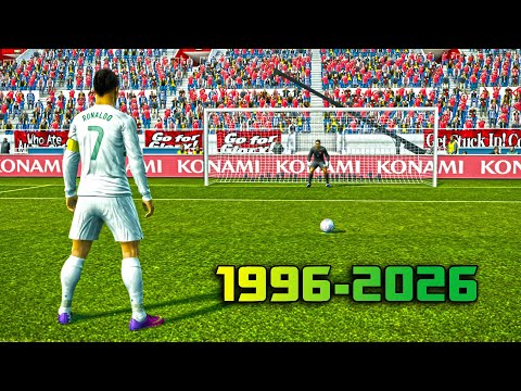 Видео: Эволюция пенальти с PES 1996 по 2026 год