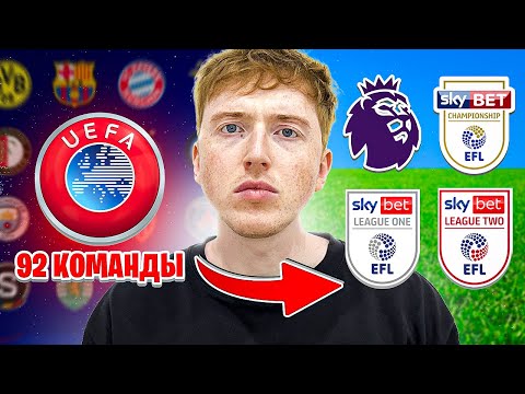 Видео: клубы по рейтингу УЕФА в 4 английских дивизионах FC 26