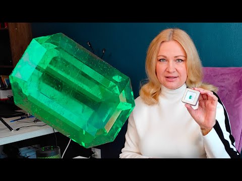 Видео: Изумруд Замбия БЕЗ МАСЛА: Оценка геммолога Ольги Меликян