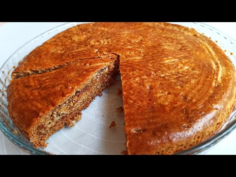 Видео: Очень вкусный и очень лёгкий ореховый пирог! Как приготовить пирог с орехами грецкими!