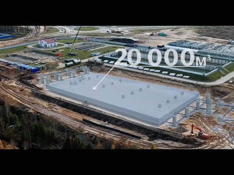 Видео: ACO StormBrixx. Индустриальный парк "Великий камень", Республика Беларусь.