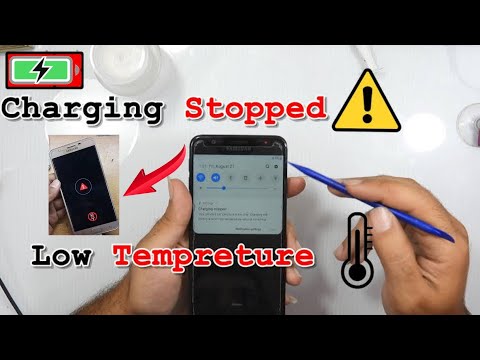 Видео: Как исправить ошибку «Слишком низкая температура для зарядки телефона Samsung» (2022) для всех мо...
