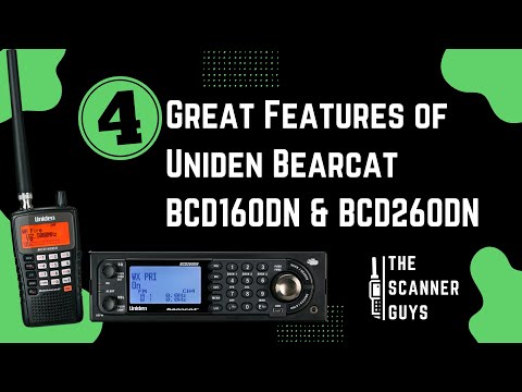 Видео: 4 замечательные особенности Uniden Bearcat BCD160DN и BCD260DN | The Scanner Guys
