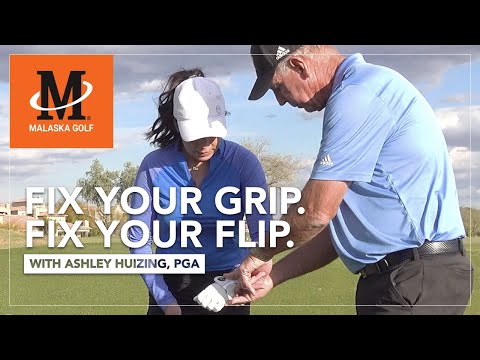 Видео: Malaska Golf // Улучшите хват. Улучшите флип. С Эшли Хьюзингом, PGA